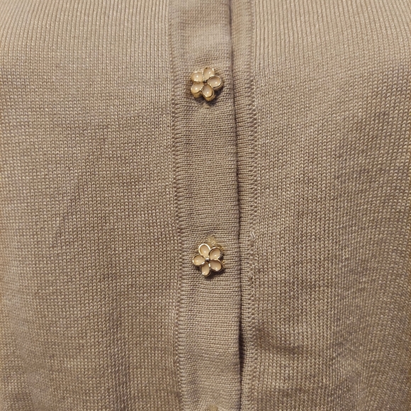 Esperanza Cropped Cardigan Lettuce Trim size XL - Picture 5 of 7